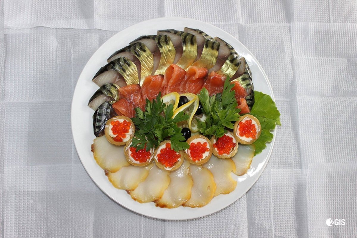 Украшение рыбных блюд