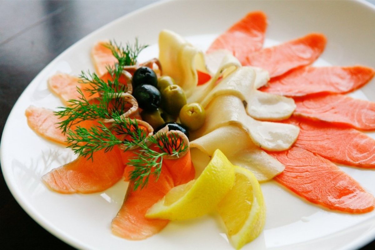 Холодные закуски Рыбное ассорти