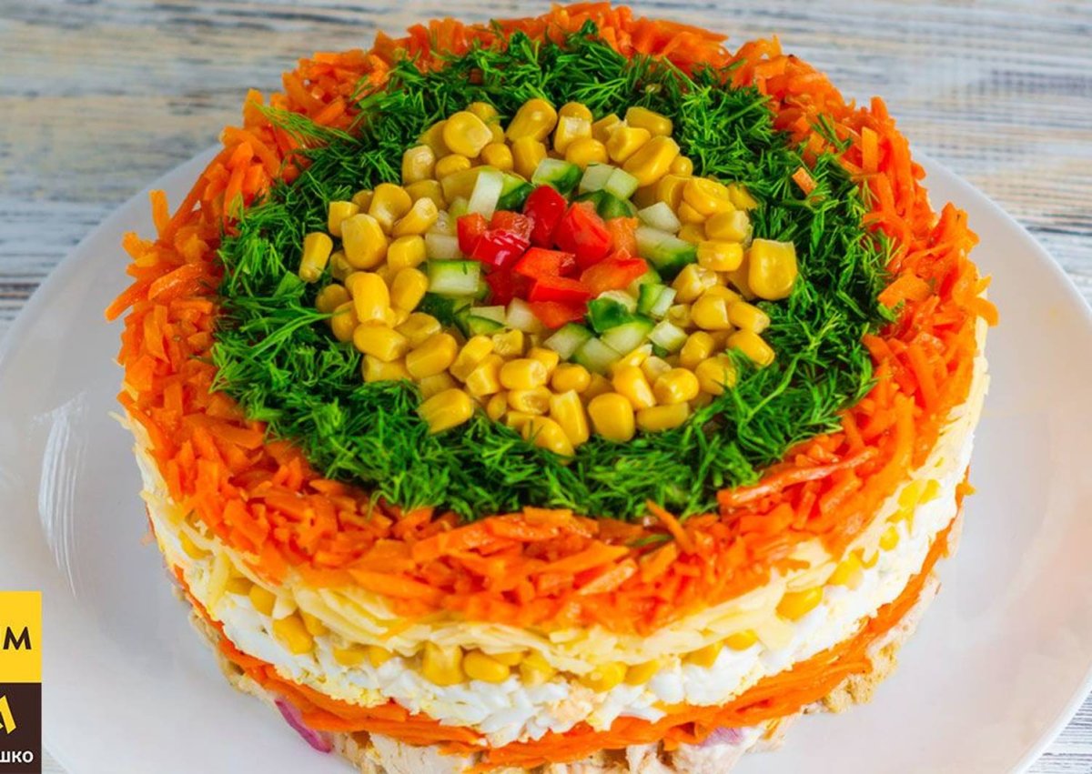 Украшение салатов на новый год 2022