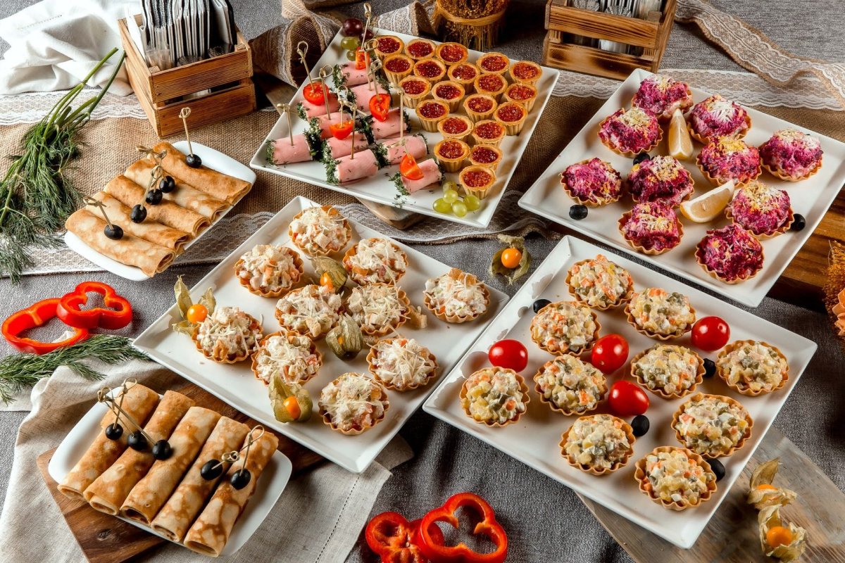 Мини выпечка для фуршета