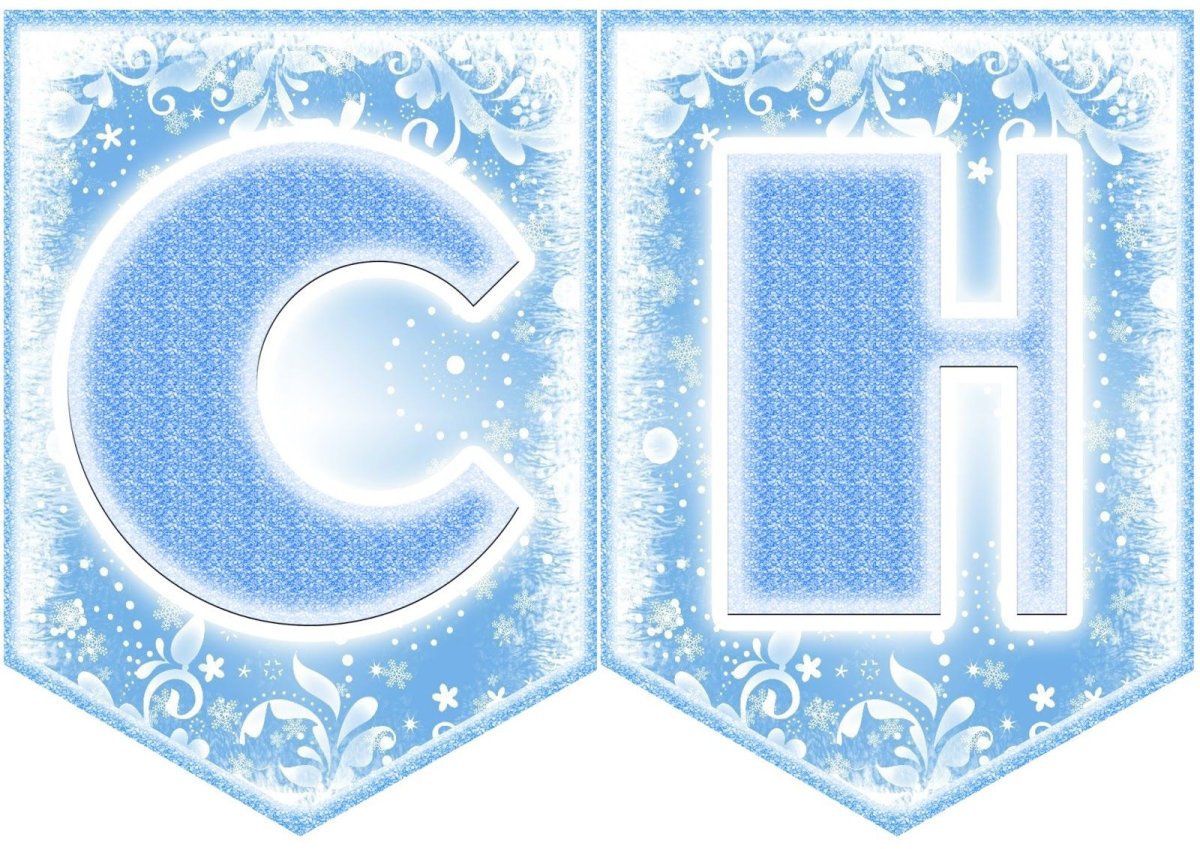 Растяжка Merry Christmas флажки