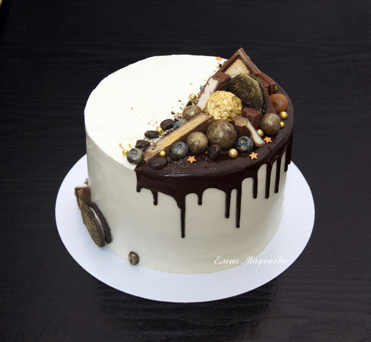 Декор мужского торта