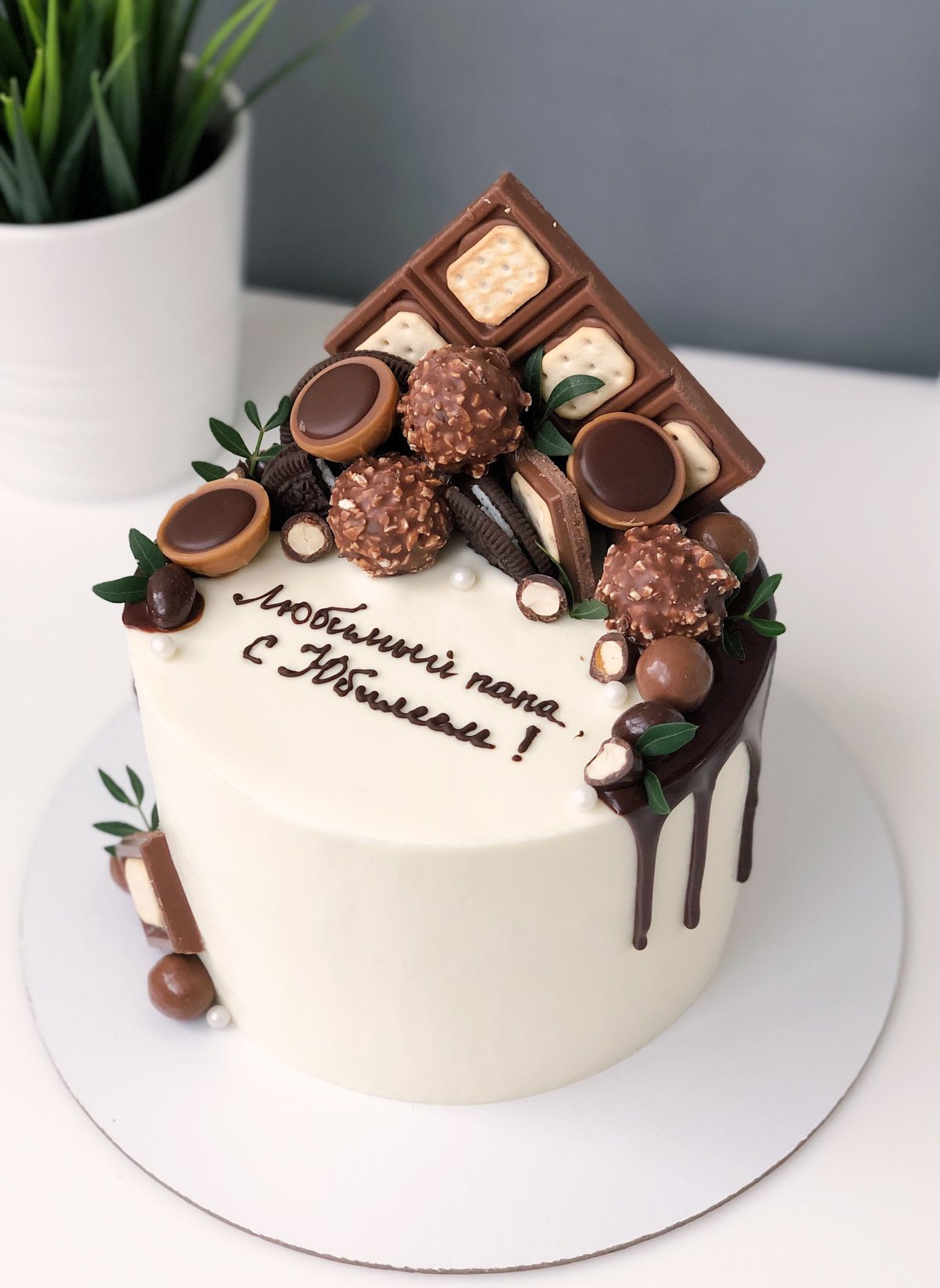 Украшение мужского торта