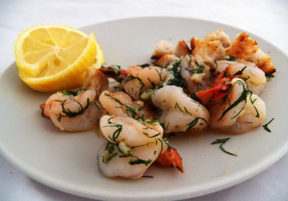 Закуски с морепродуктами