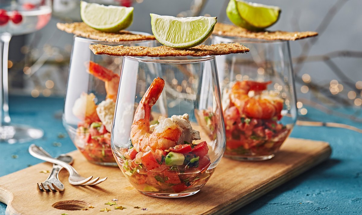 Салат в бокале