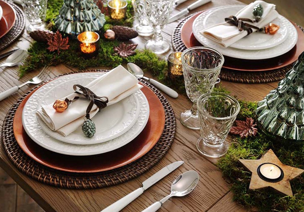 Декор новогоднего стола