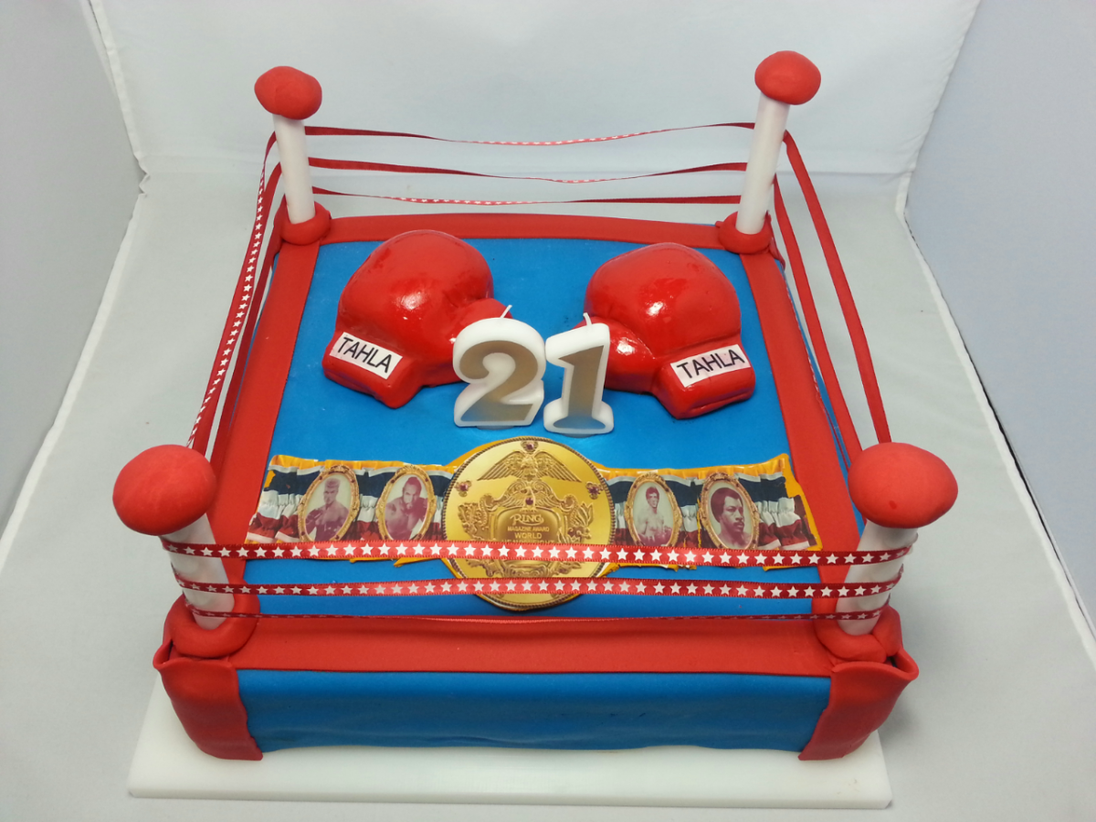 Торт бокс для мальчика