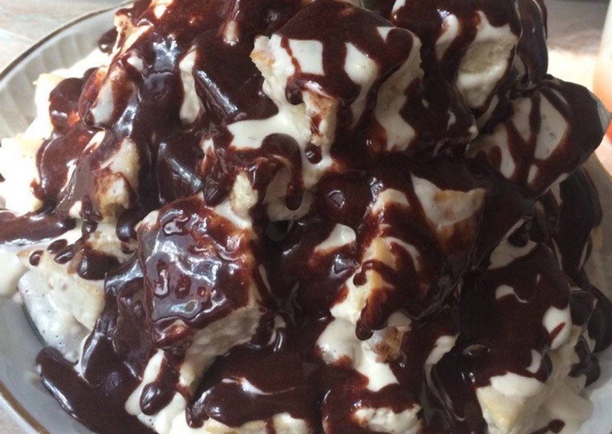 Торт Графские развалины с безе