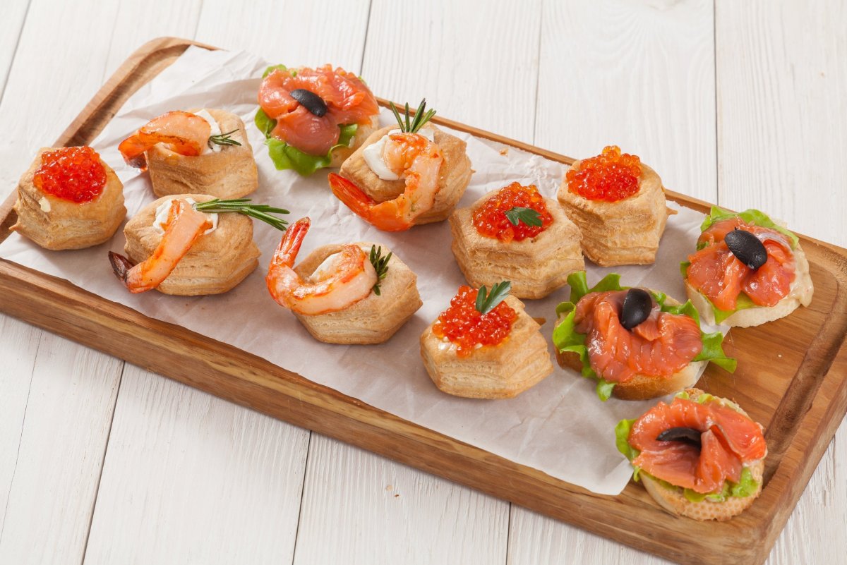 Канапе и тарталетки