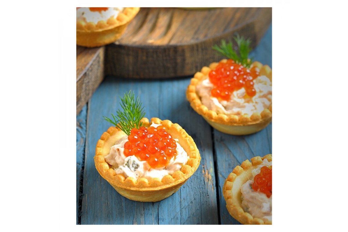 Крем чиз для тарталеток с икрой