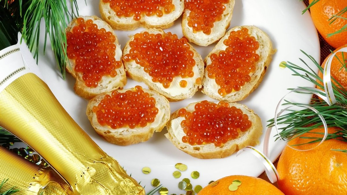 Тарталетки с икрой