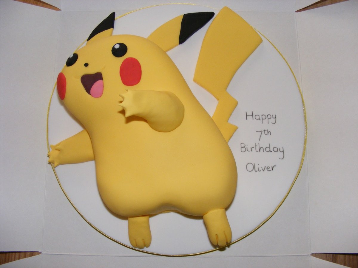 Торт в виде Пикачу