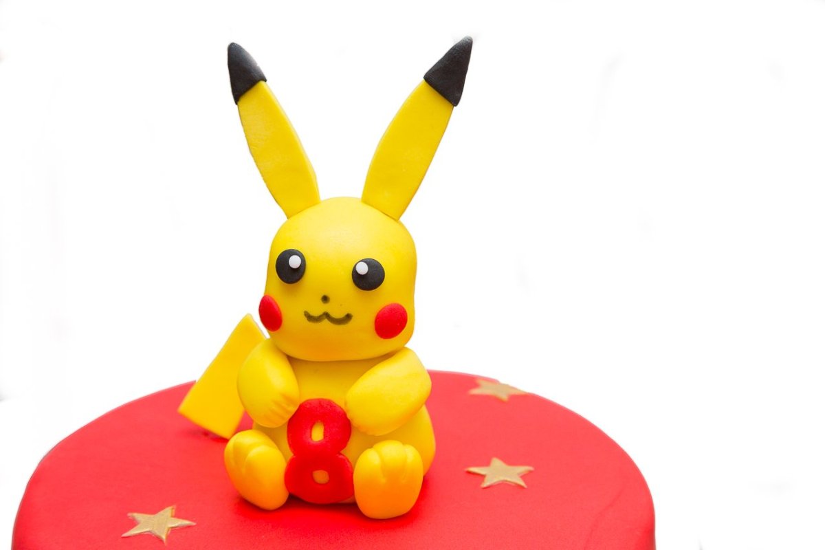 Торт Пикачу из мастики
