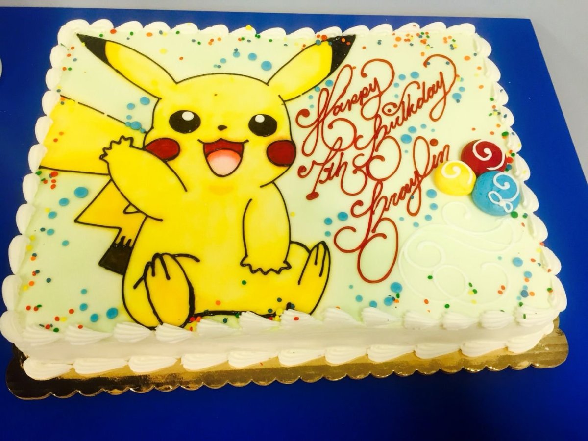 Торт покемон Пикачу