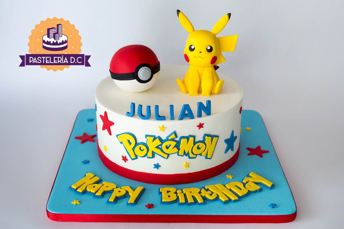 Торт Пикачу квадратный