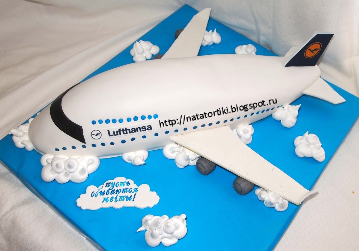 Торт Авиация для девушки
