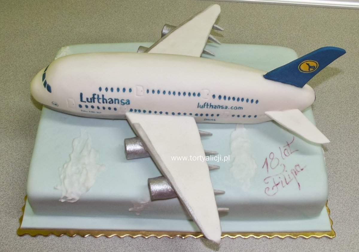 Торт с самолетом