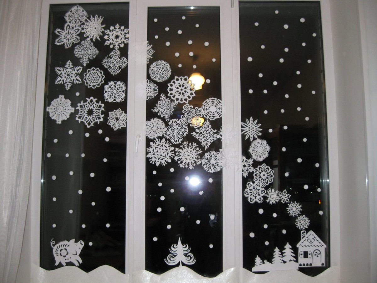 Аппликации на окна