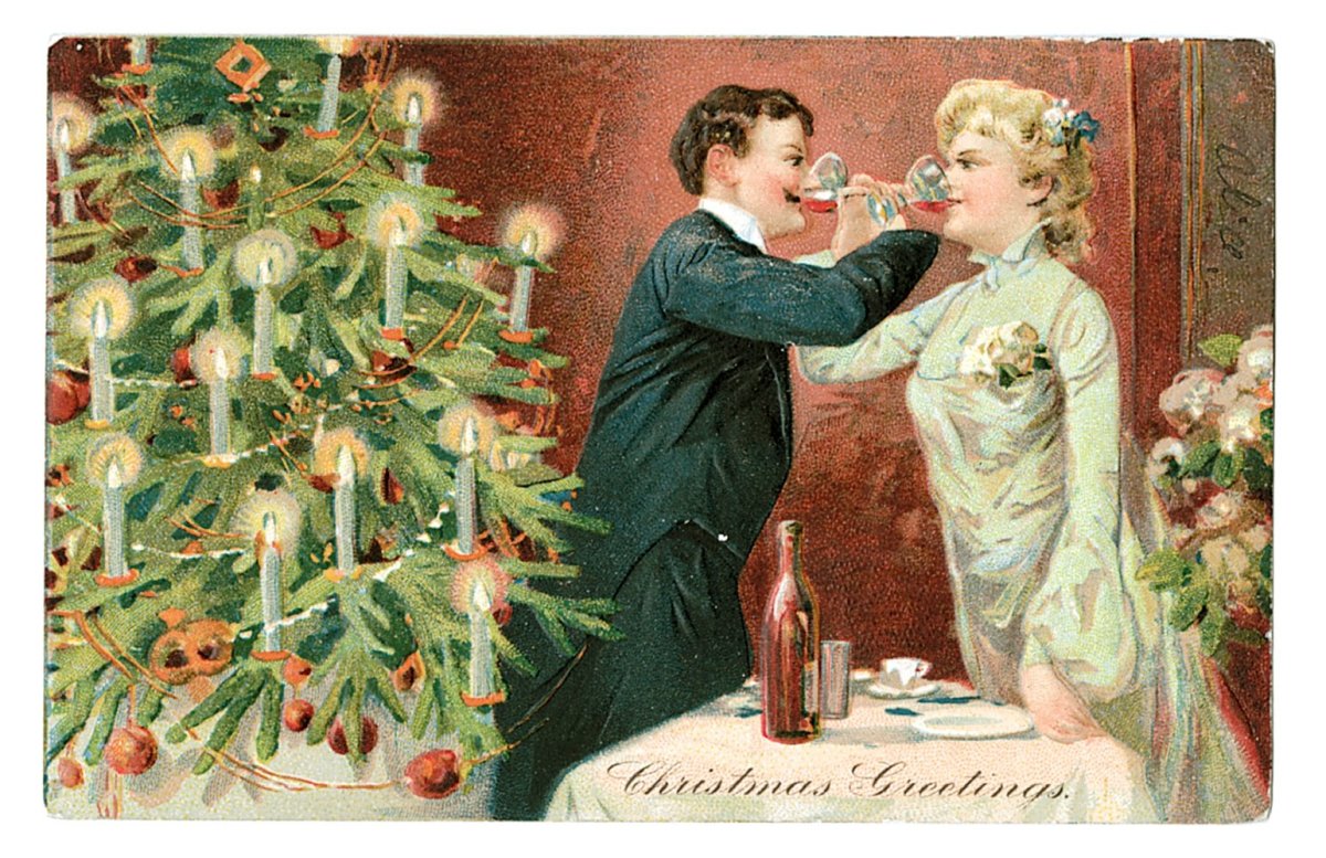 Новый год ретро