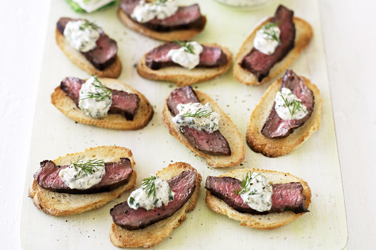 Бутерброды с мясом