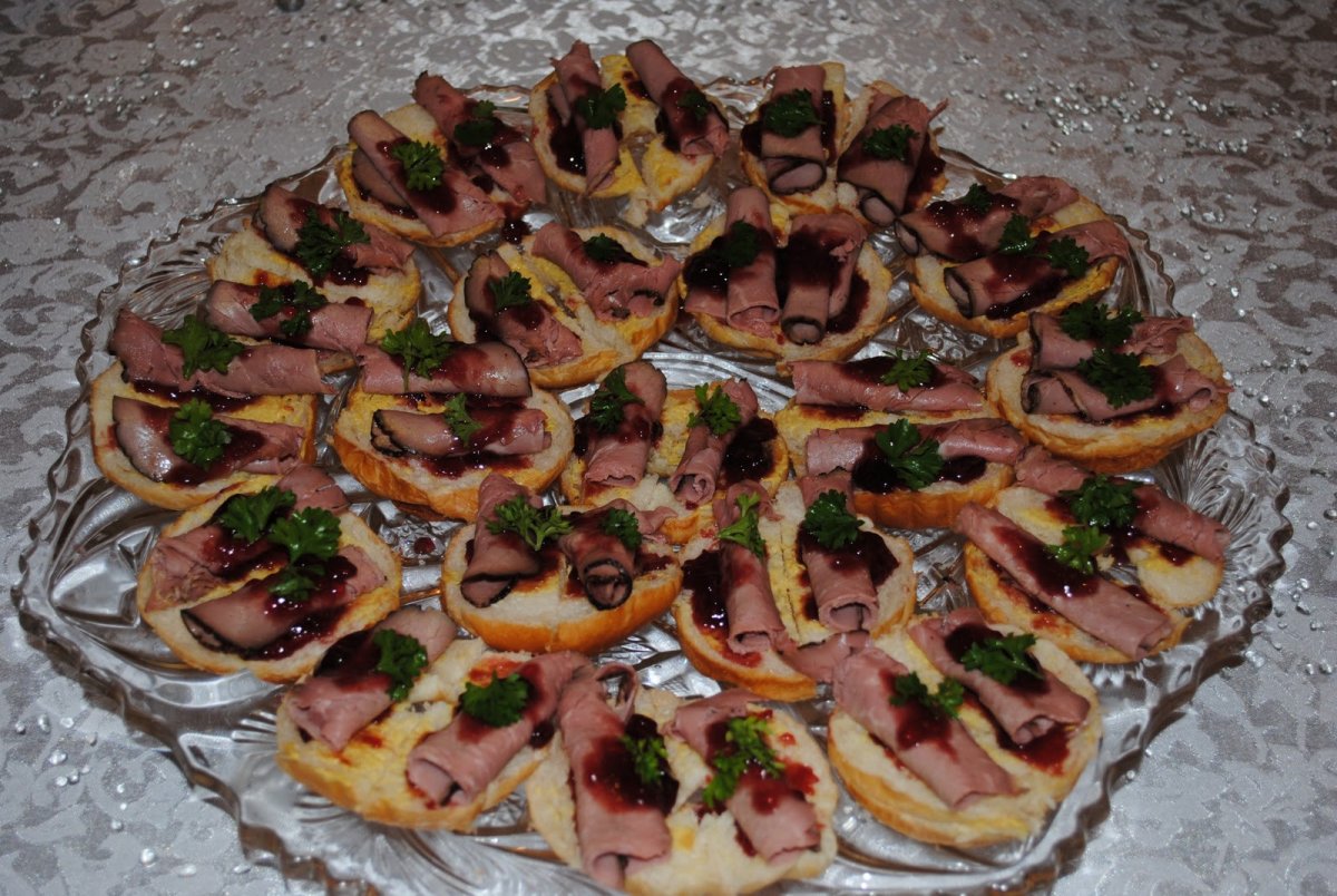 Бутерброды для фуршета