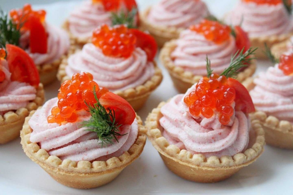 Канапе ветчина сыр чери