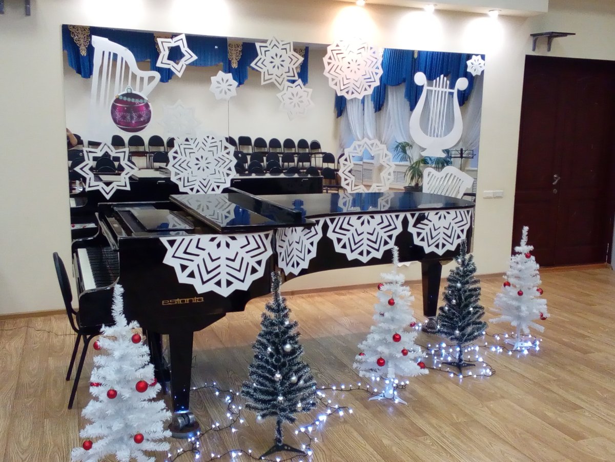 Украсить кабинет к новому году