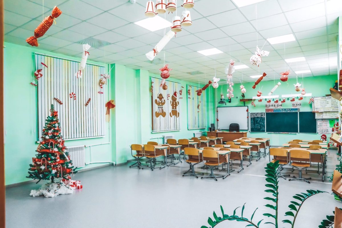 Украшение школьного класса