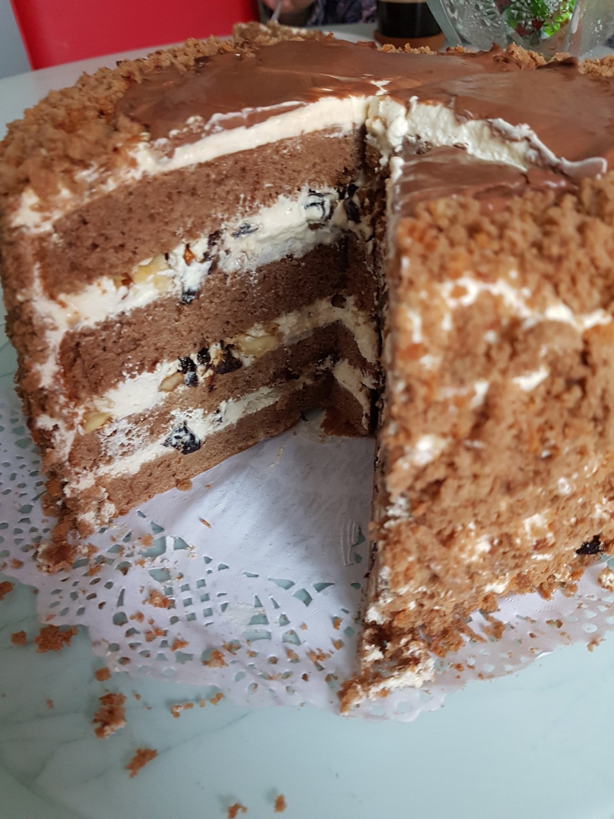 Пирог со сгущенкой