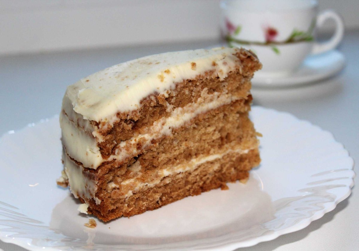 Торт со сгущенным молоком