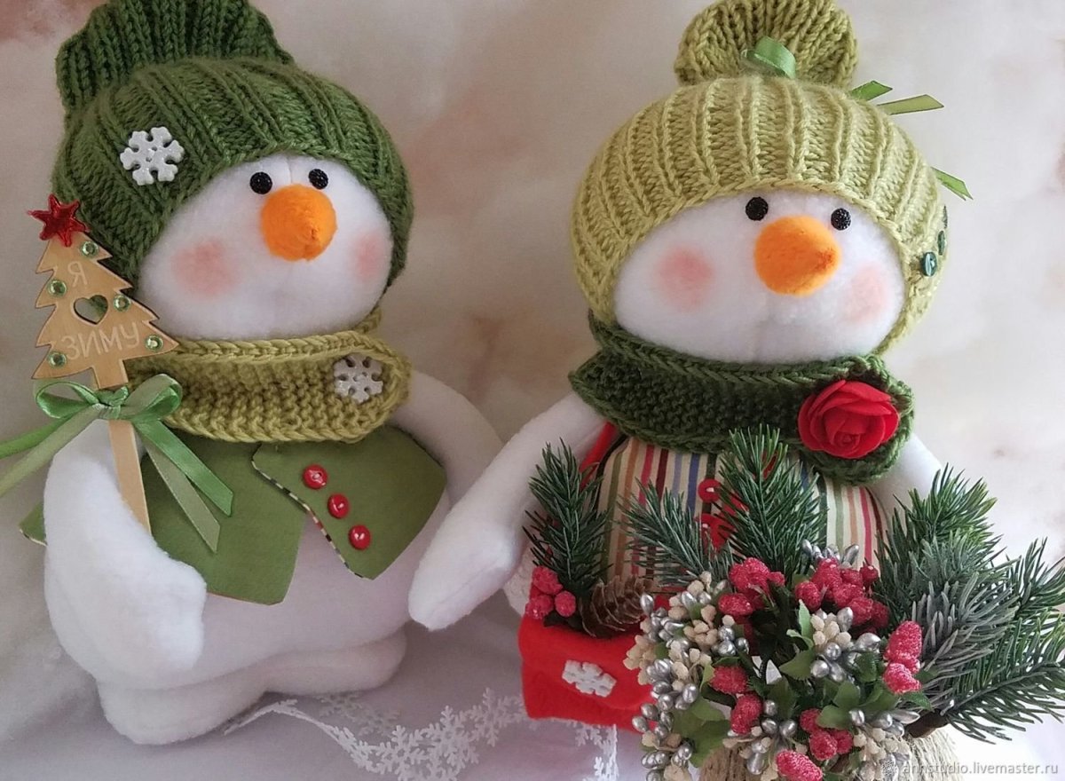 Снеговички рукодельные