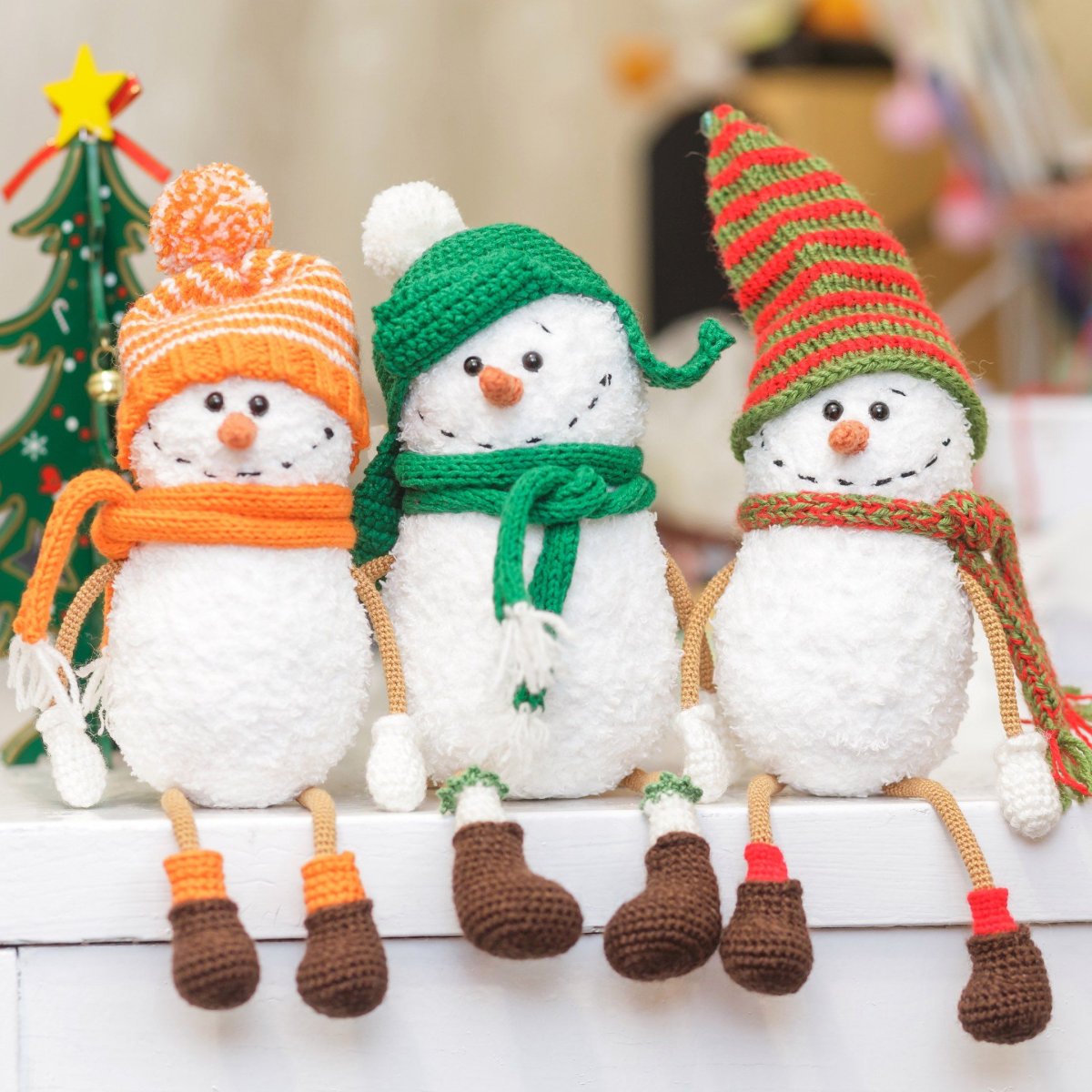 Необычный Снеговик поделка