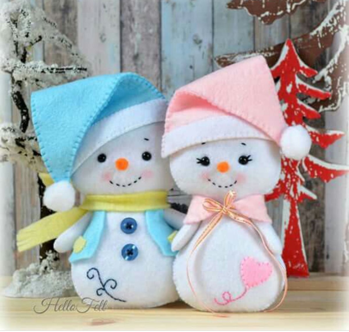 Игрушка из носочка Снеговик