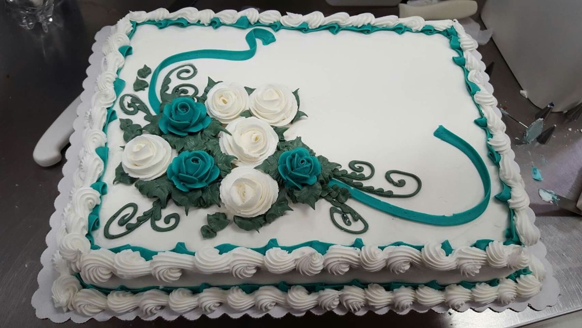 Прямоугольный торт кремовый для мужчины