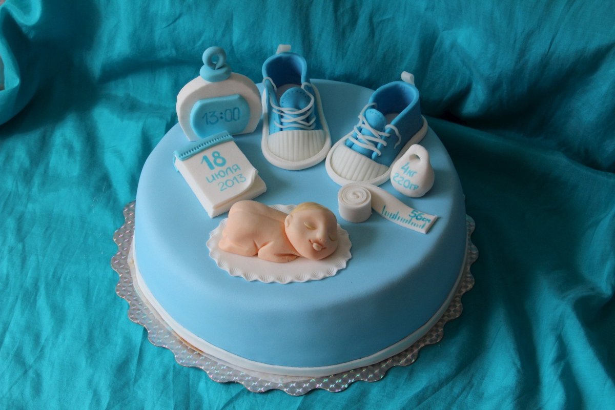 Торт для новорожденных