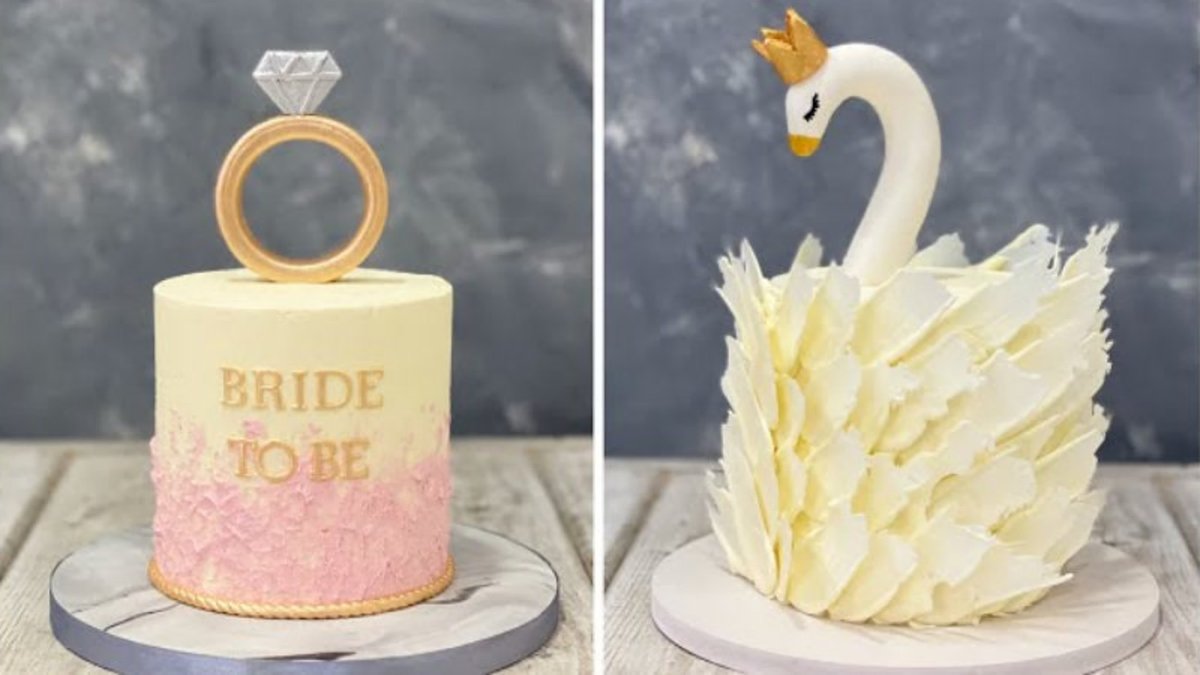 Торт принцесса лебедь