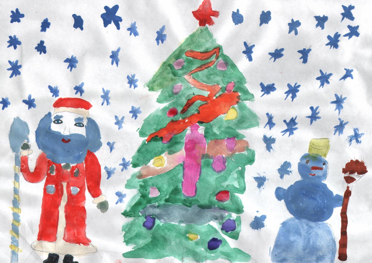 Рисование новый год