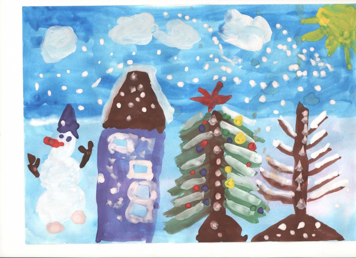 Лепка в старшей группе на тему новый год