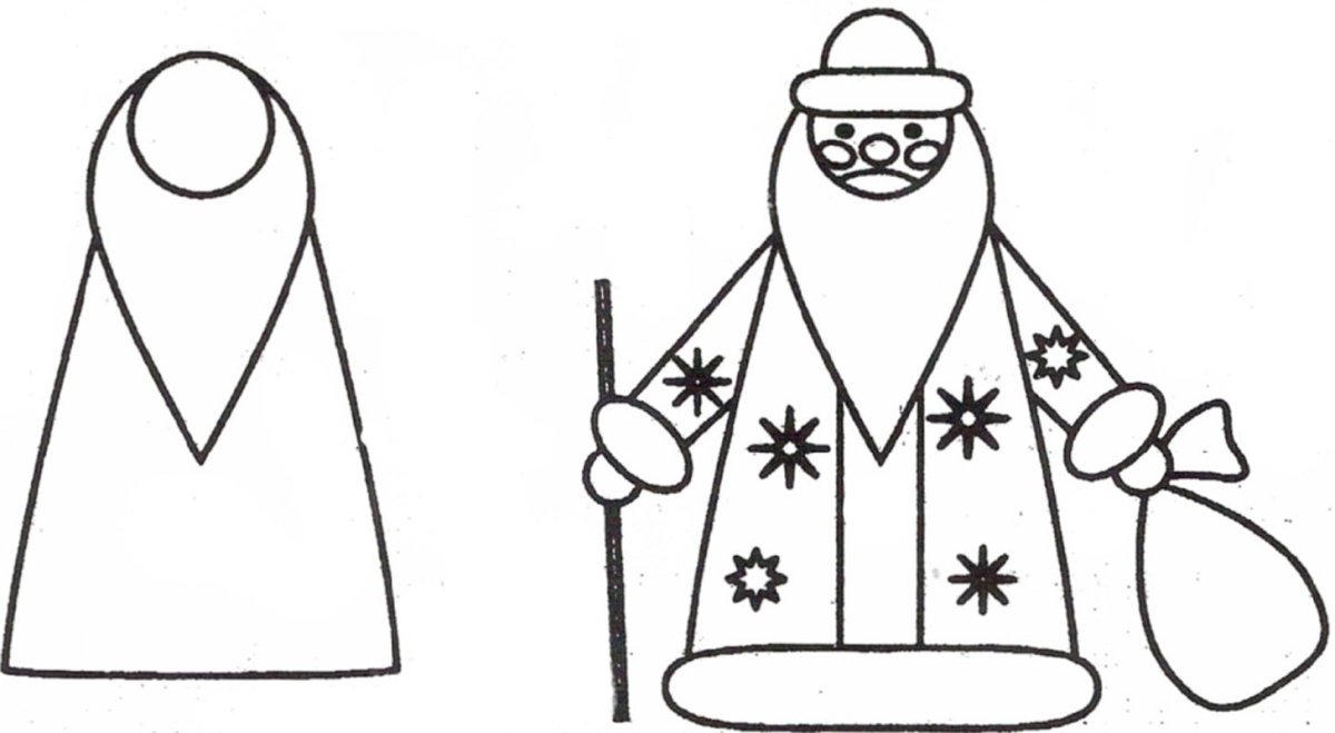 Аппликация новый год старшая группа