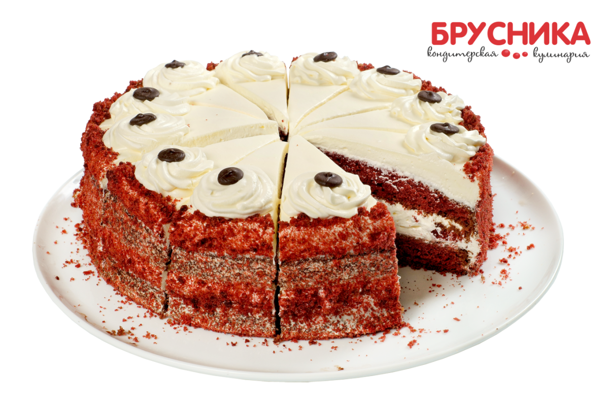 Брусничный торт