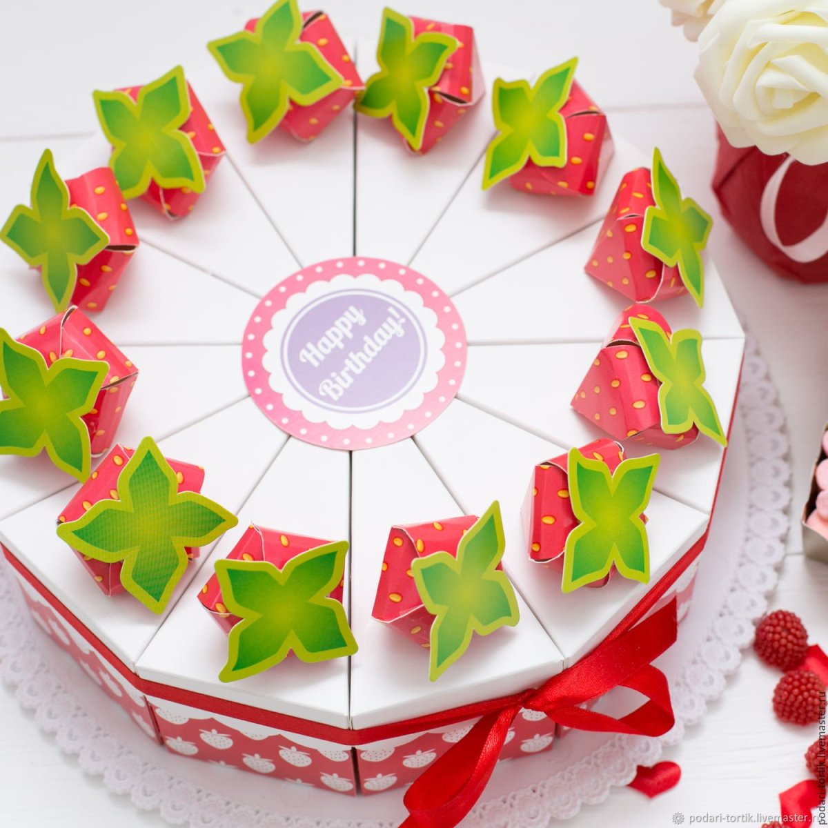 Украшения для картонного торта