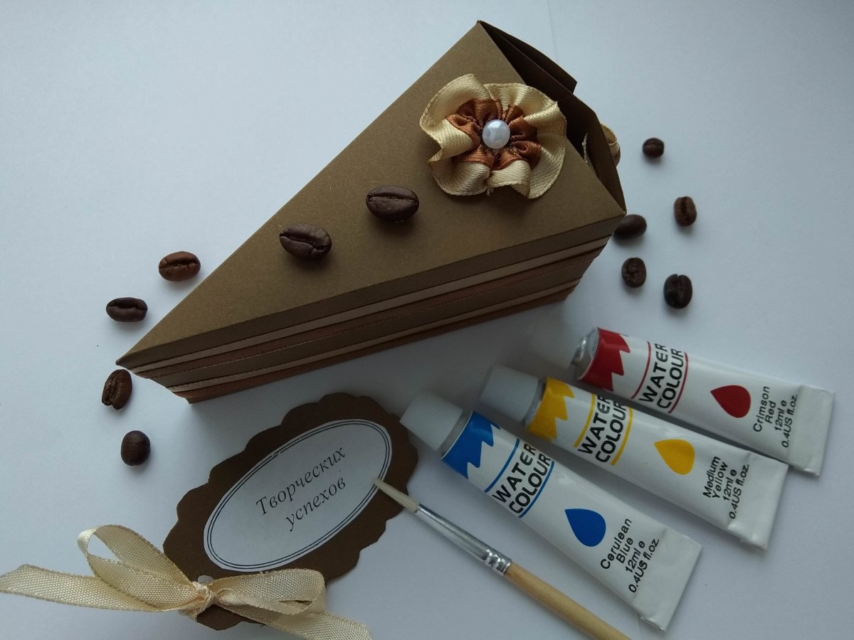 Пожелания в тортик из картона