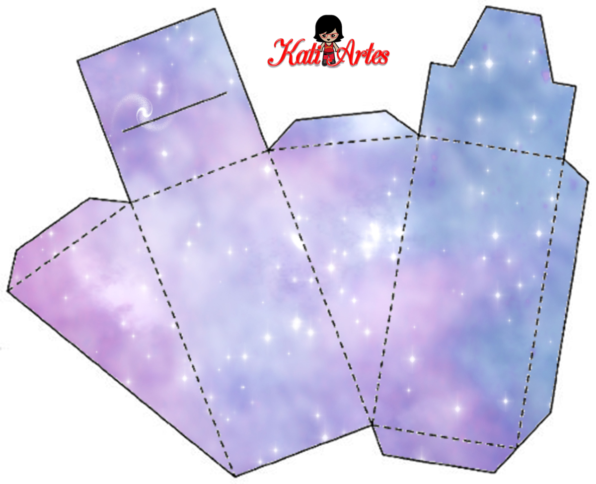 Развертка коробочки тортик