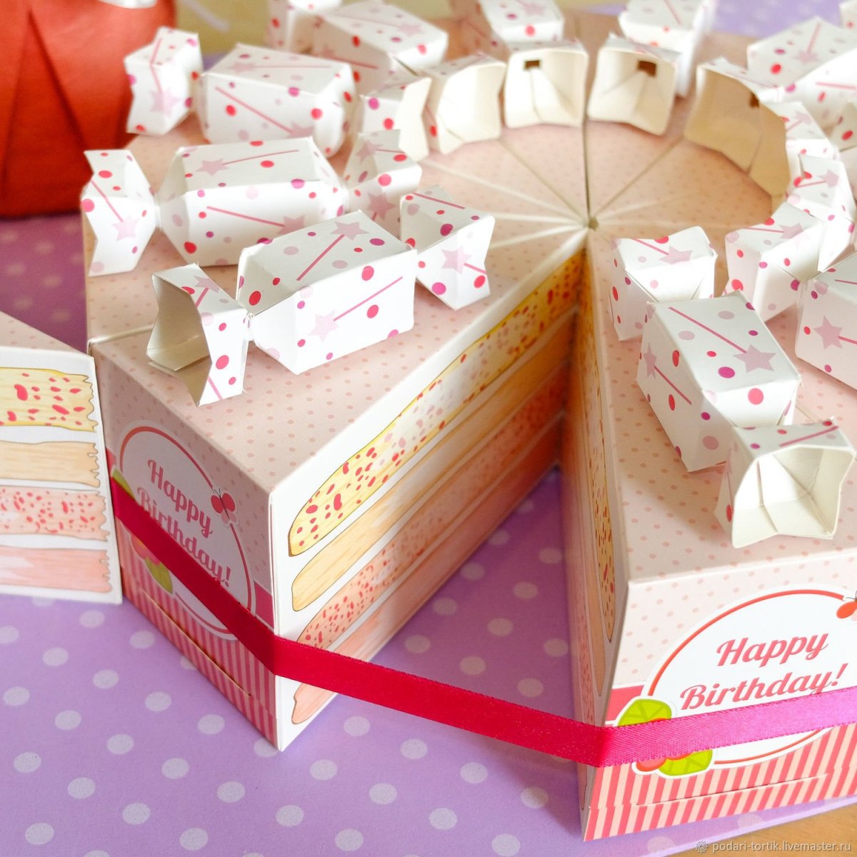 Тортик из картона