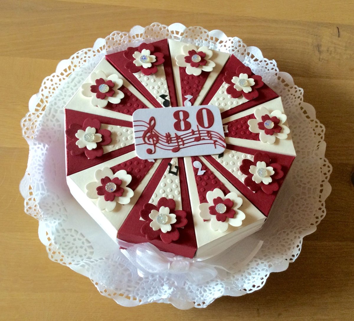 Торт из бумаги декор