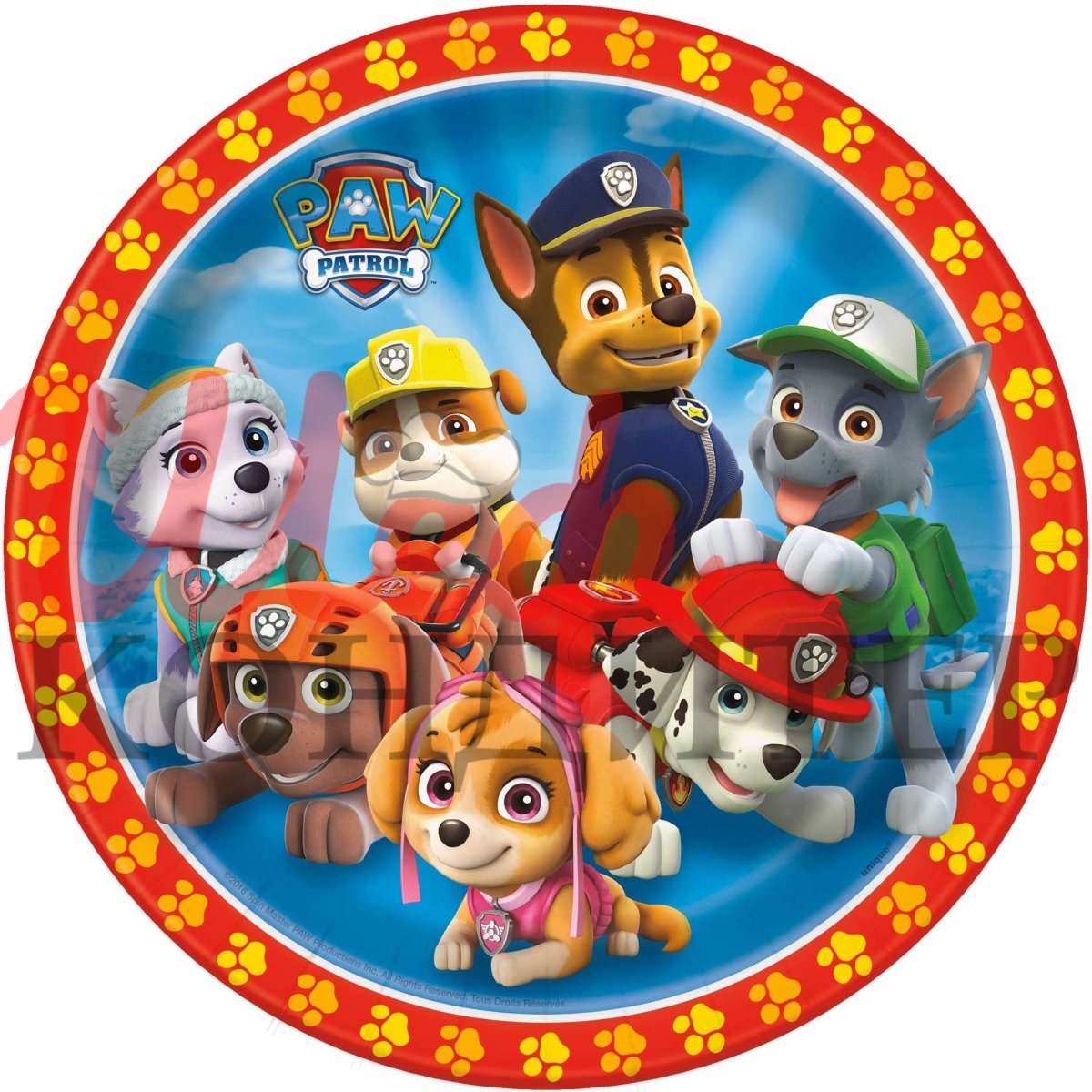 Щенячий патруль сахарная печать в хорошем качестве