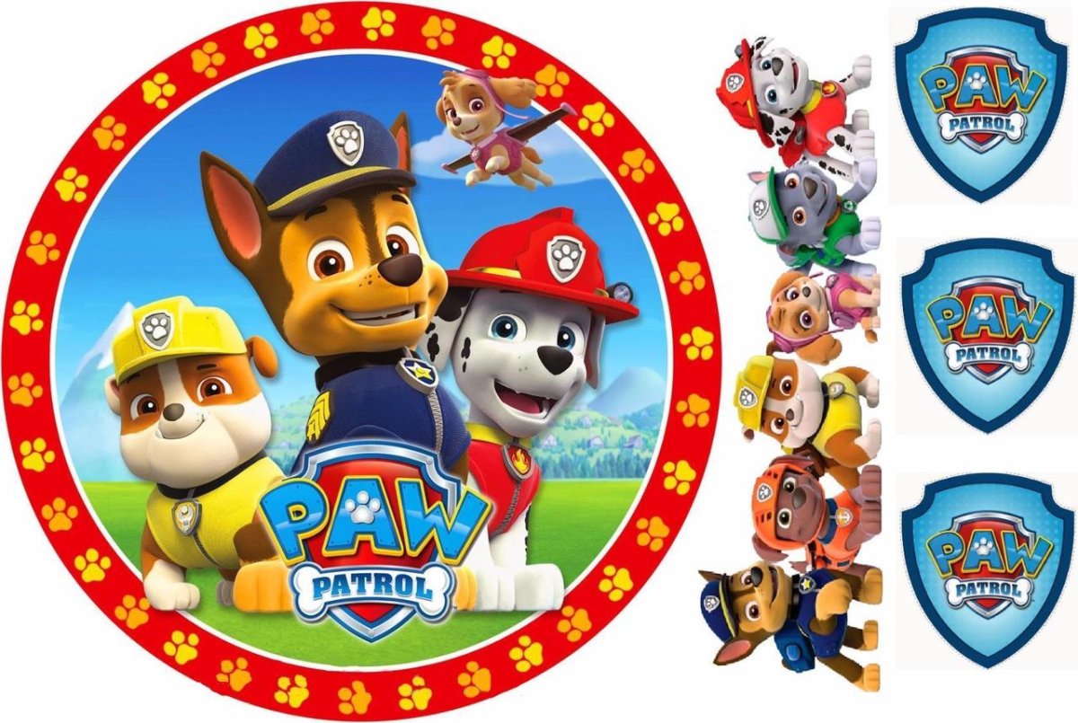 Щенячий патруль картинки для торта