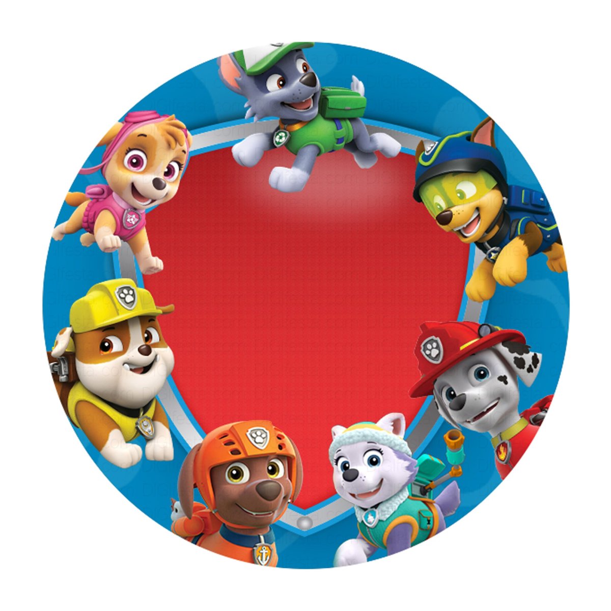 Щенячий патруль фотопринт