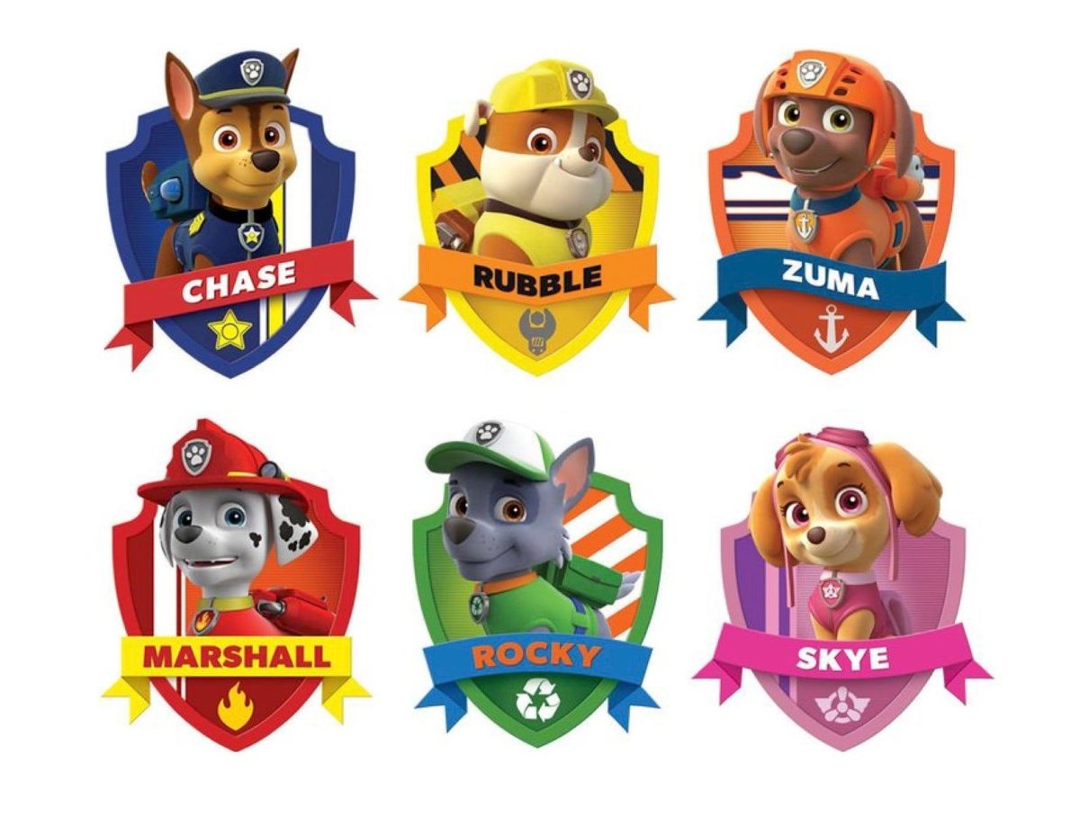 Щенячий патруль Стикеры
