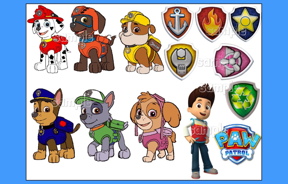 Карта Щенячий патруль